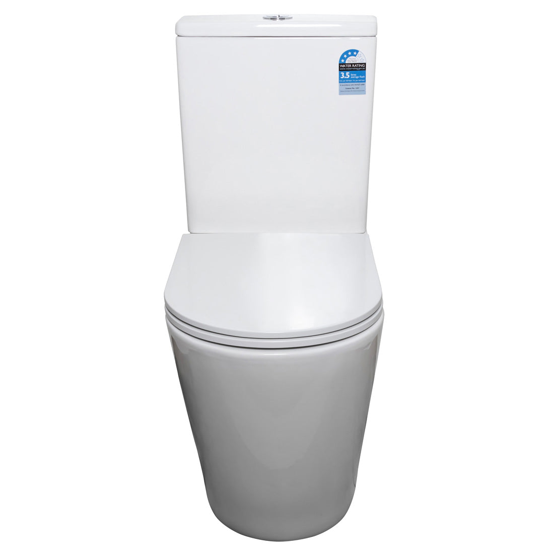 Caspian Rimless Back to Wall Toilet Suite V3