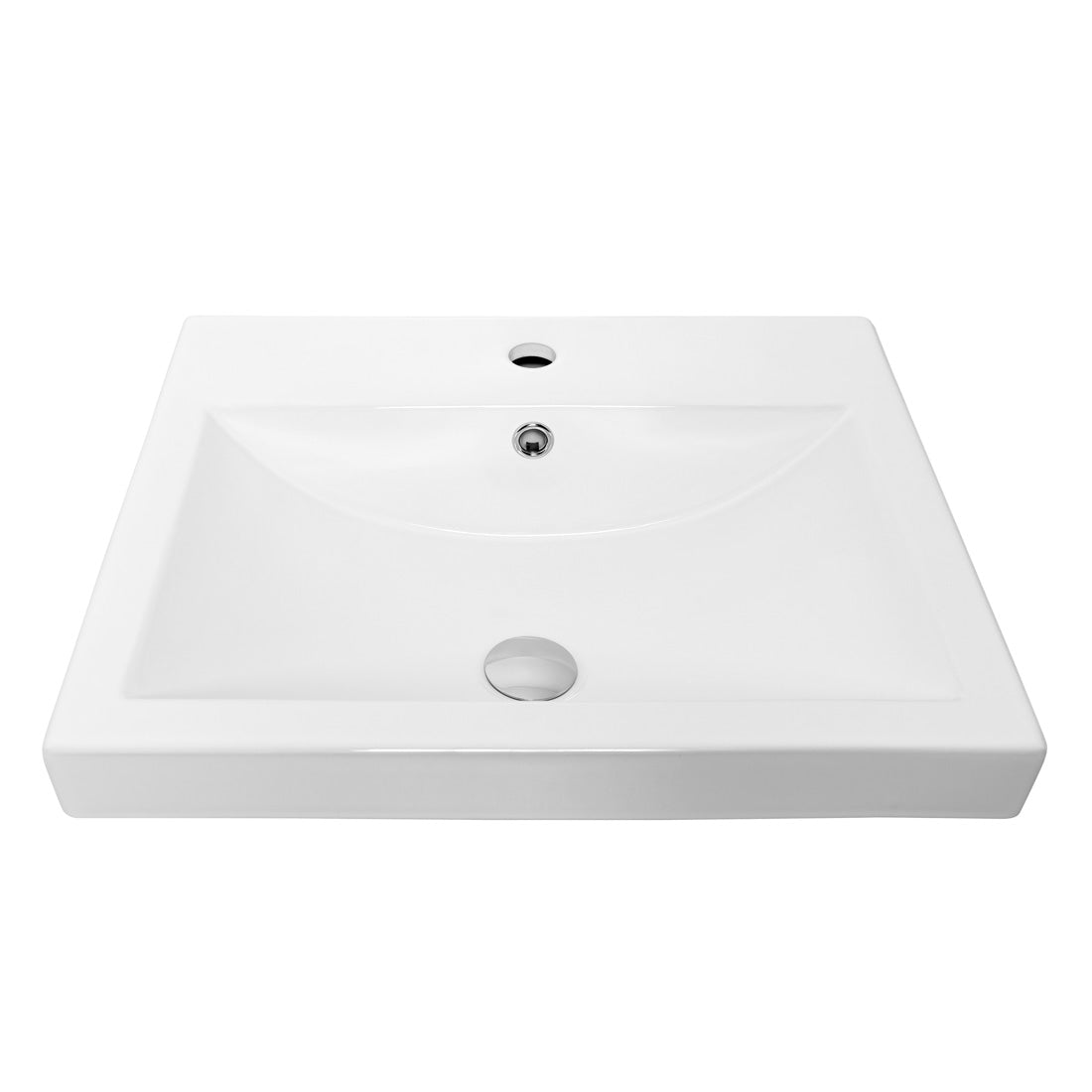 Elle Inset Basin 1 Tap Hole