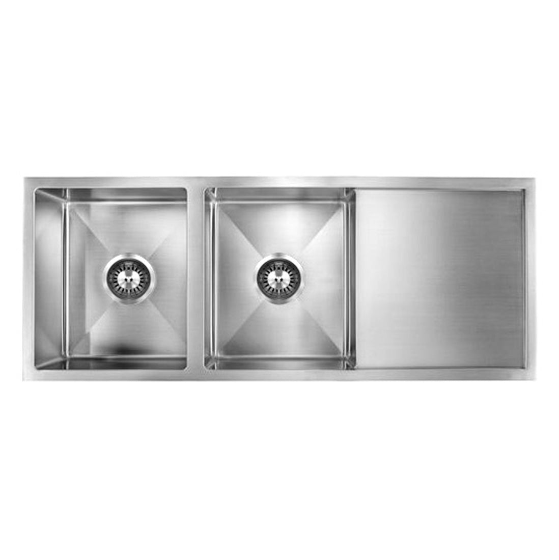 Danube 1150 Handmade Double Bowl Undermount Sink & Drainer