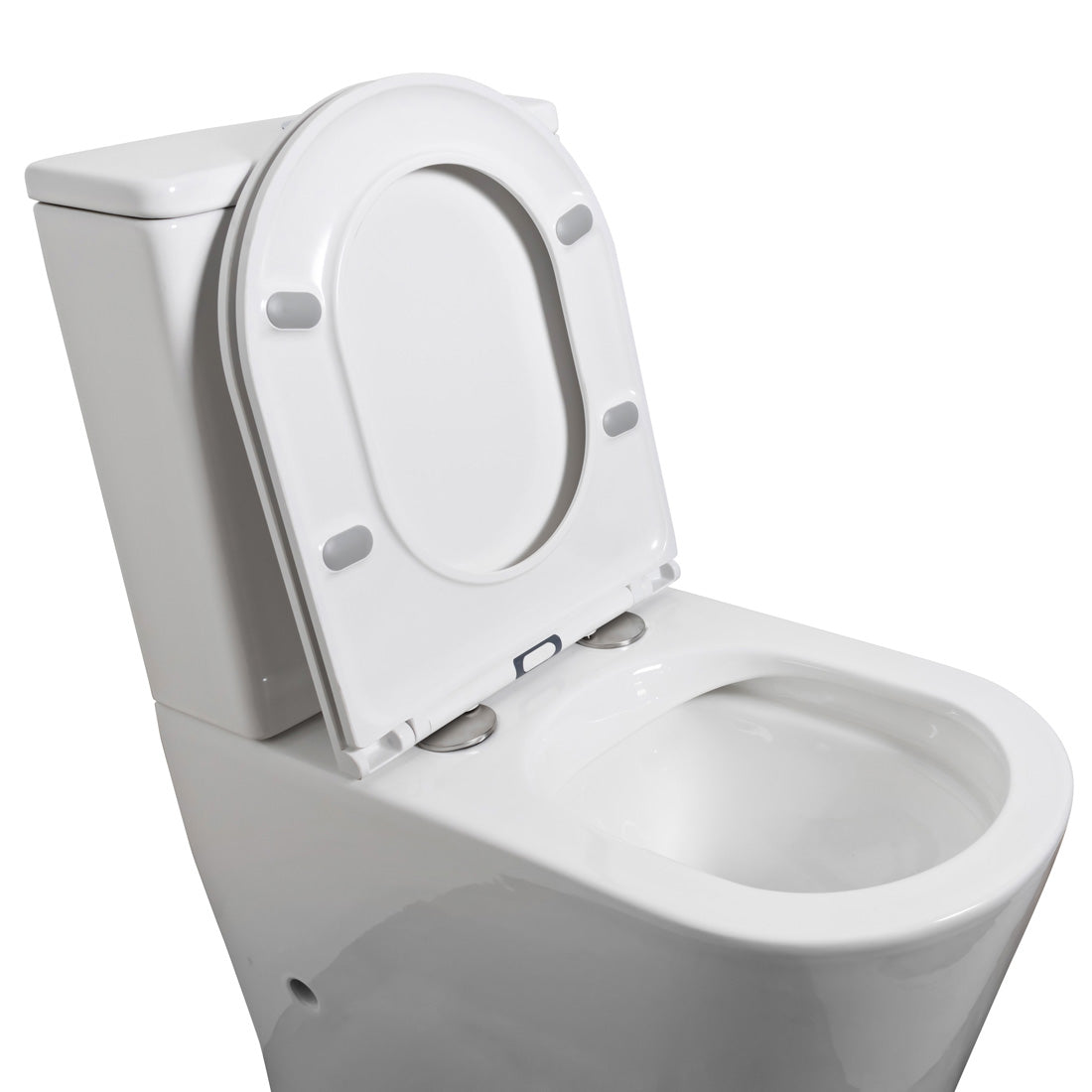 Caspian Rimless Back to Wall Toilet Suite V3